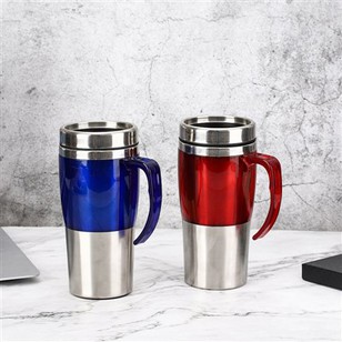 15 Oz plastkrus med håndtak